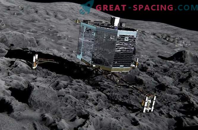 Philae moduļa nolaišanās tulkojums komētas Churyumov-Gerasimenko virsmā