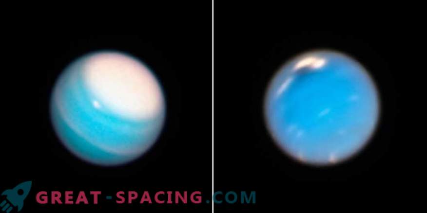 Habla demonstrē dinamisko Urāna un Neptūna atmosfēru
