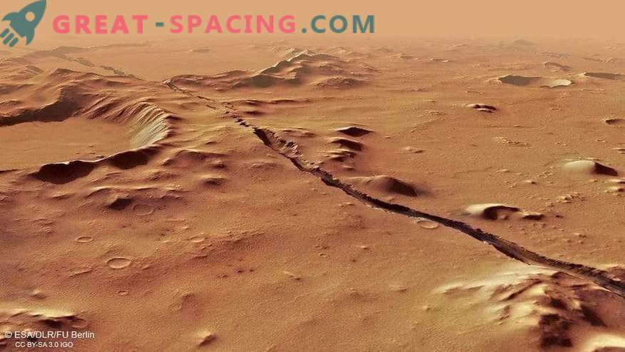 Svaigi marsiešu tektonika: dziļi bojājumi Sarkanajā planētā