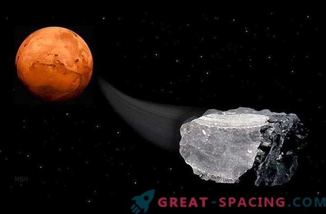 Kan methaan in de meteoriet van Mars een teken zijn van de aanwezigheid van het leven?