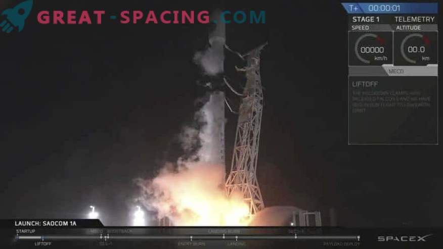 Veiksmīga satelīta palaišana un SpaceX raķetes izkraušana
