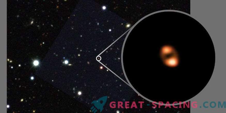 Kādu apbrīnojamo iezīmi jūs varētu pamanīt tālu galaktikā?