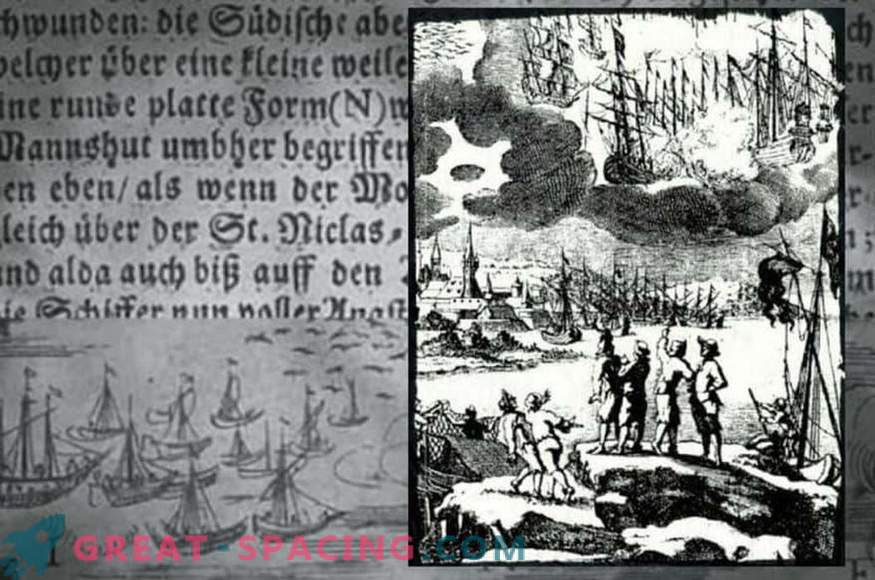 Starpgadījums Bachfertā - 1665. Zvejnieki apraksta lidojošo kuģu kaujas