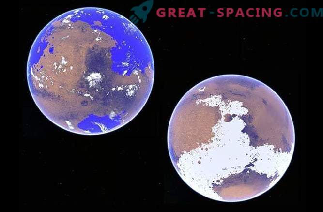 Vai sarkanā planēta patiešām ir ledus pasaule?