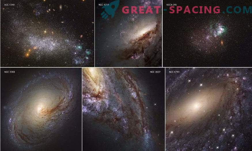 Zinātnieki ir publicējuši pilnīgu pārskatu par tuvējo galaktiku UV gaismu