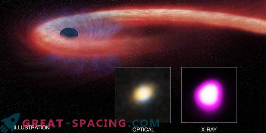 Supermassīvs melns caurums izliek nelaimīgu zvaigzni