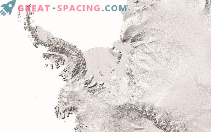 Jaunās, augstas izšķirtspējas kartē esošās Antarktikas detaļas