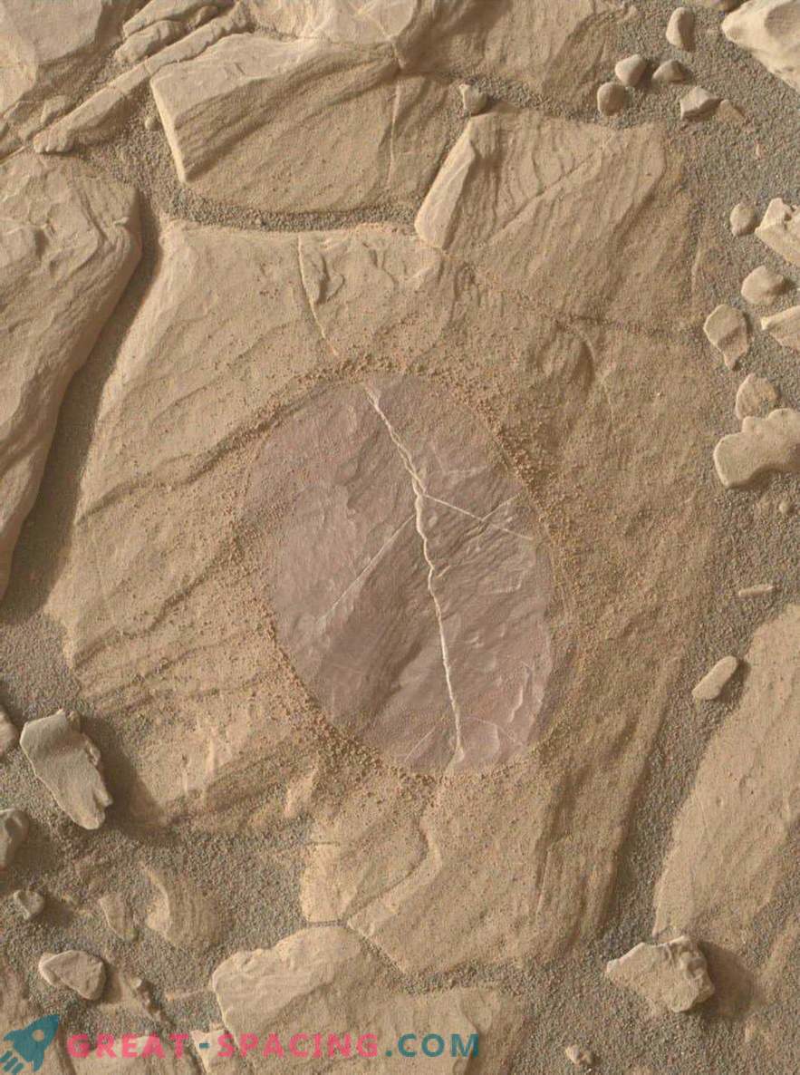 Marsa kores attēlo rover krāsu prasmes.