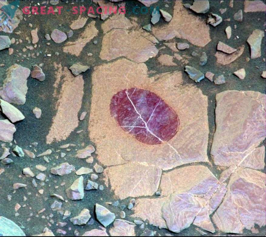 Marsa kores attēlo rover krāsu prasmes.