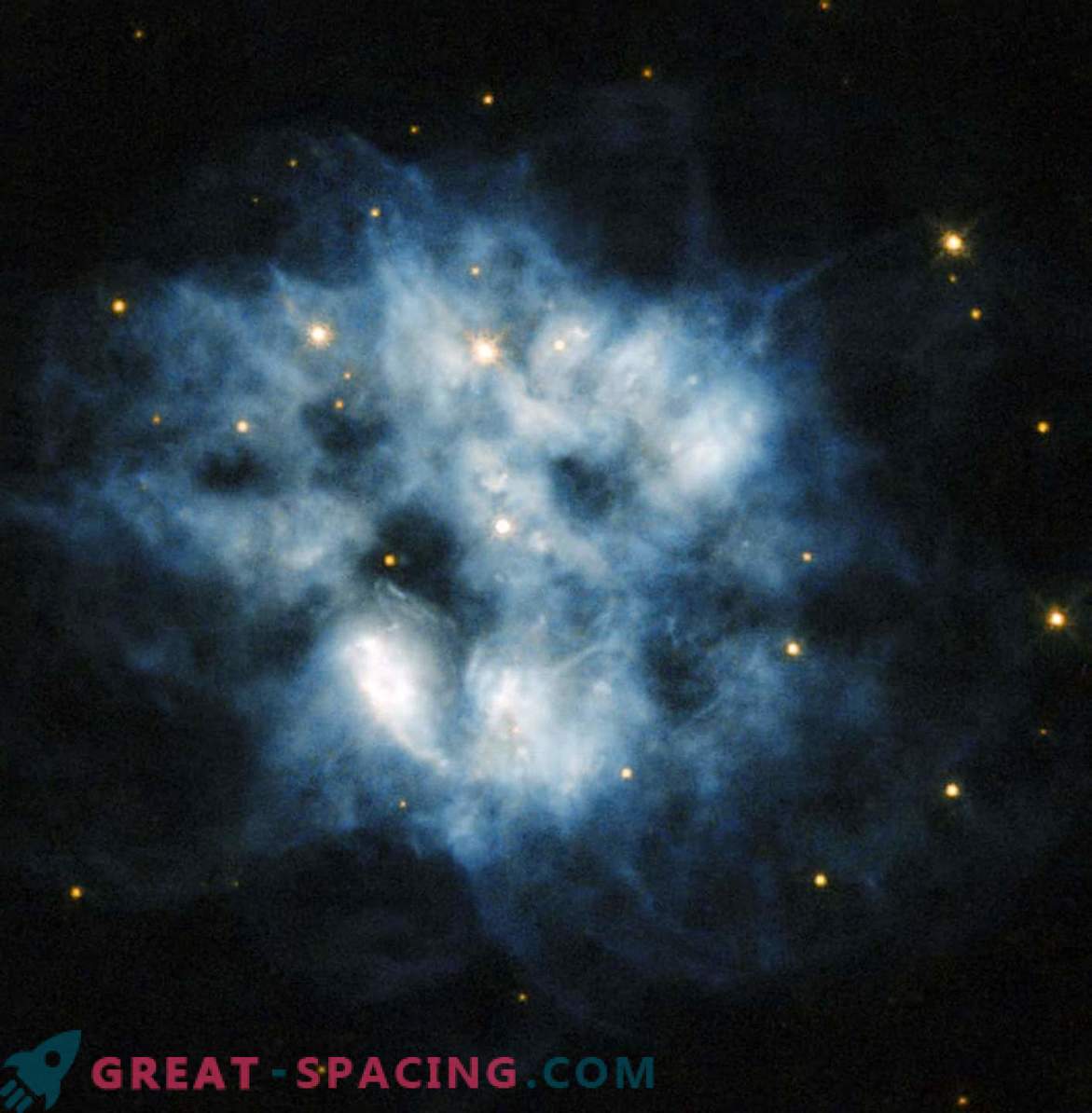 Supernovas atlikums ar spēcīgu siltuma starojumu