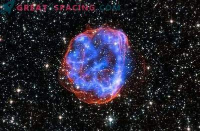 Debess Ziemassvētku bumba faktiski ir supernovas palieka