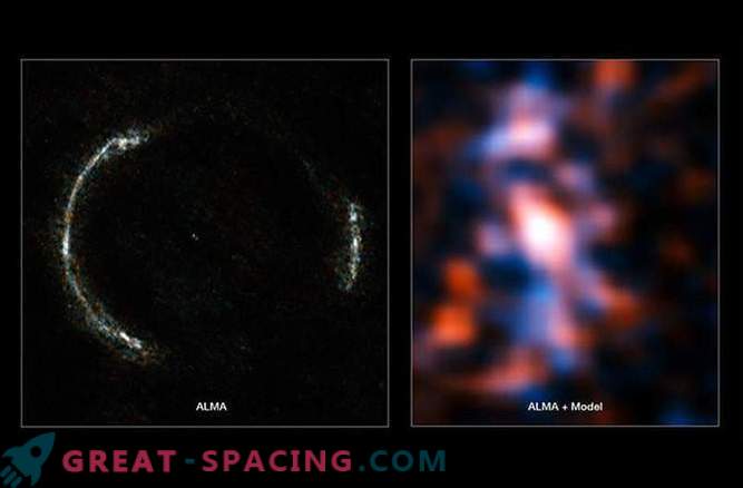 Milzīgi zvaigžņu veidošanas reģioni atrodami senajā galaktikā