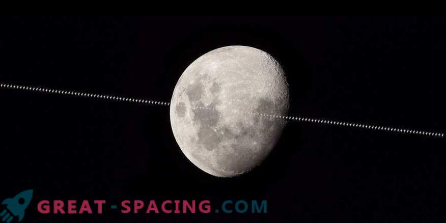 Starptautiskā kosmosa stacija cīnās pret mēness fonu