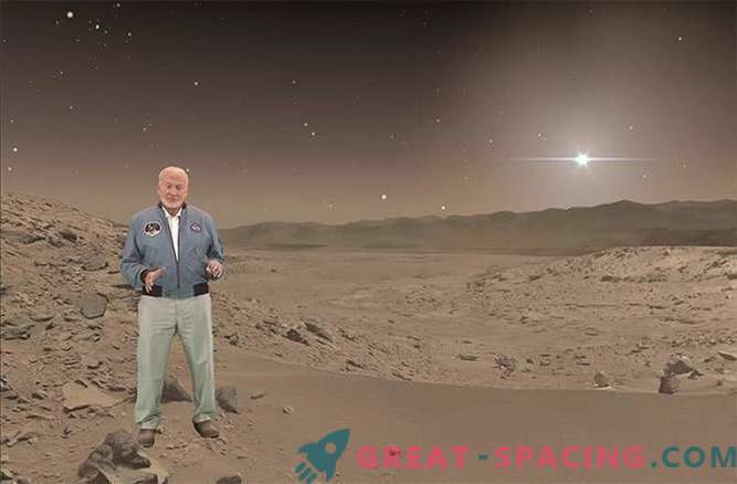 Kā Buzz Aldrin ieguva virtuālu pastaigu uz Marsu
