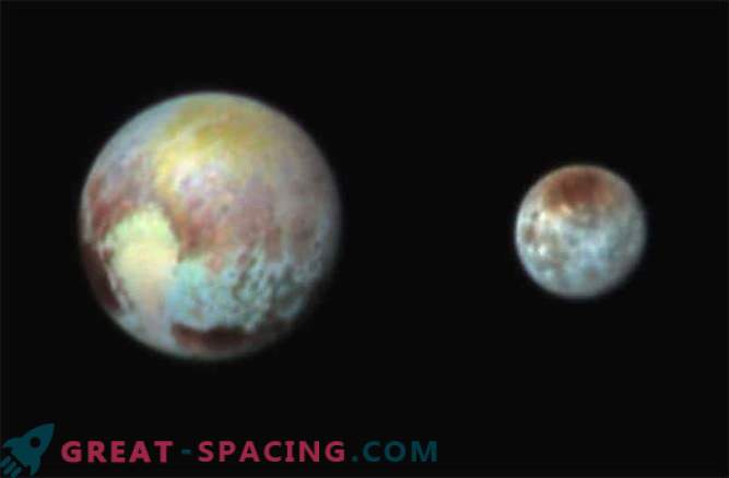 New Horizons izgatavoja Plutona un Šarona krāsu fotogrāfiju