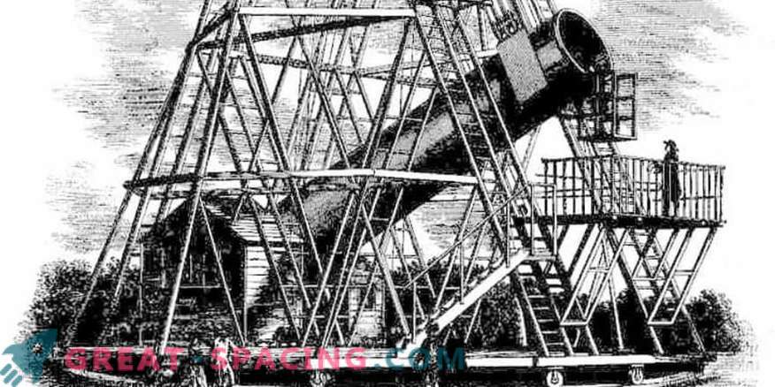 Kā izskatījās William Herschel milzīgais teleskops