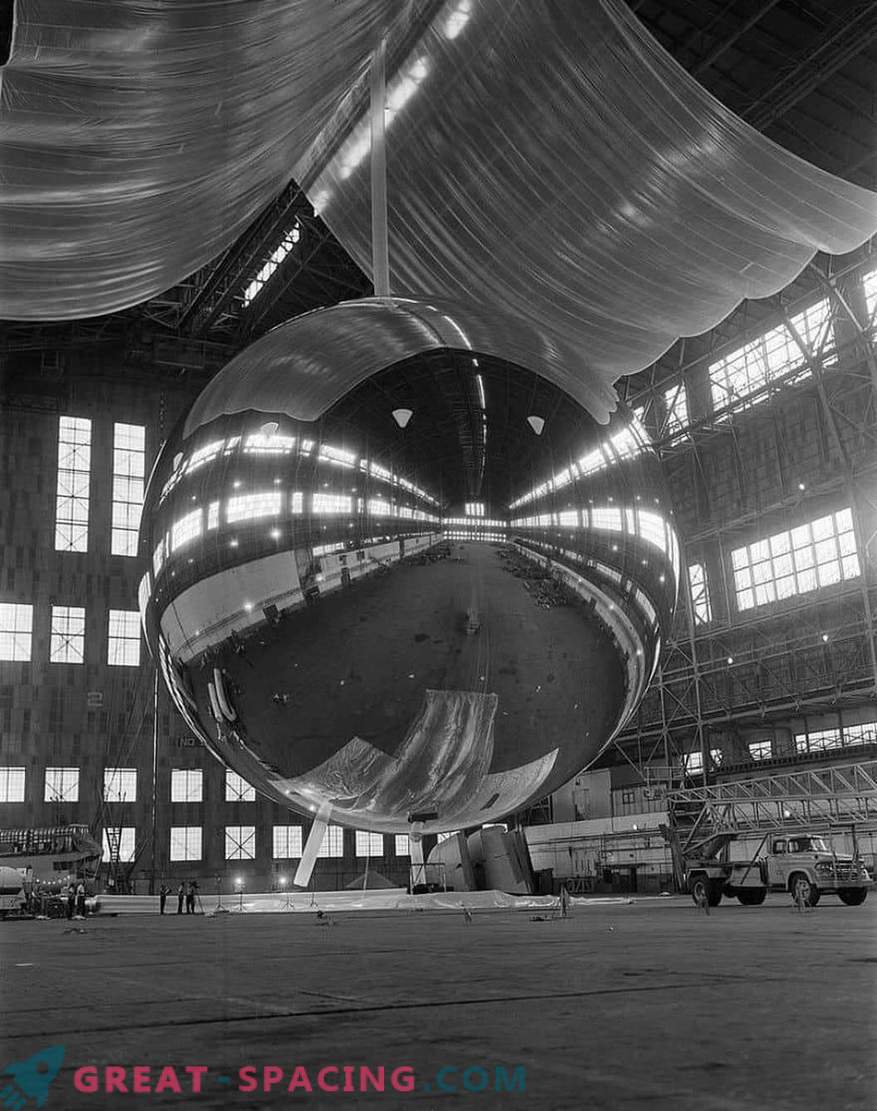 Pirmais sakaru satelīts bija milzīgs balons