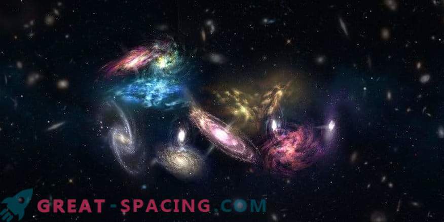 Zinātnieki sagūstīja masveida galaktikas apvienošanos agrīnā Visumā