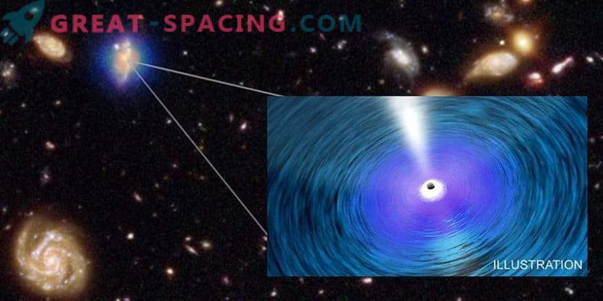 Supermassīvie melnie caurumi izaug no to galaktikas