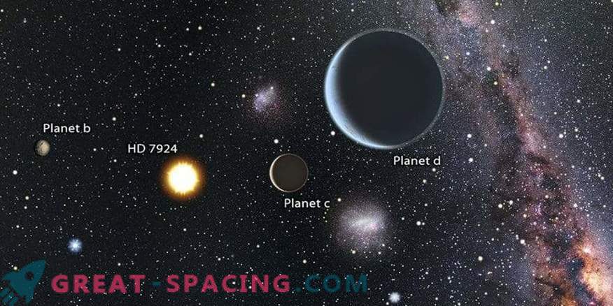 Zvaigznes sistēma ar trim superzemēm