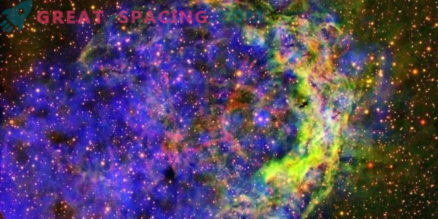Fotogrāfijas no kosmosa: zvaigznes gāzes burbulis