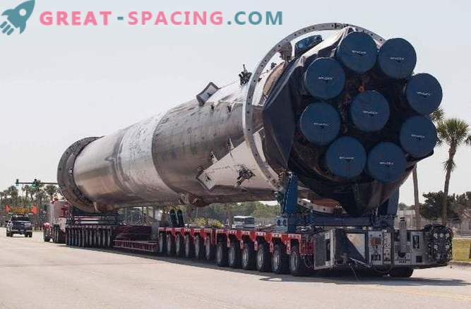 Rakieta SpaceX Falcon otrzymała maksymalne obrażenia