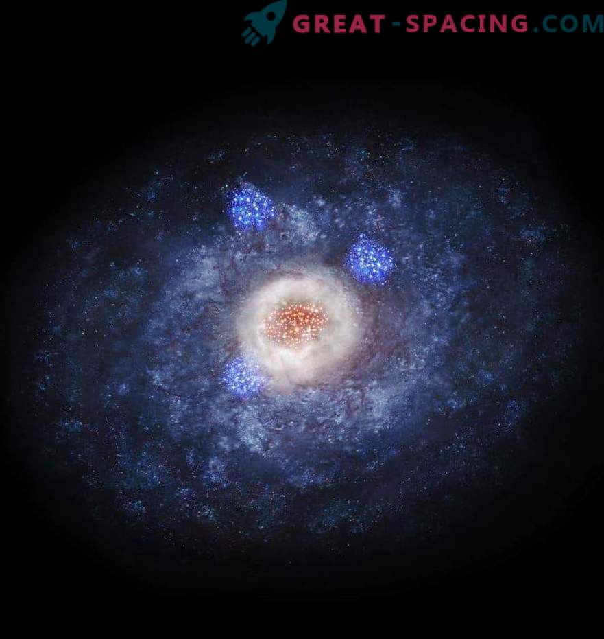 Sprādzienbīstamas zvaigžņu dzimšanas izmaiņas maina galaktisko formu