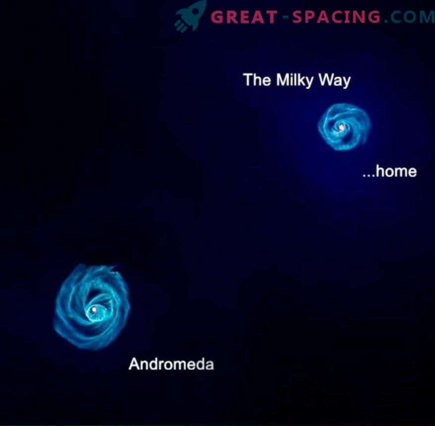 Jauni dati par Andromeda galaktikas lielumu