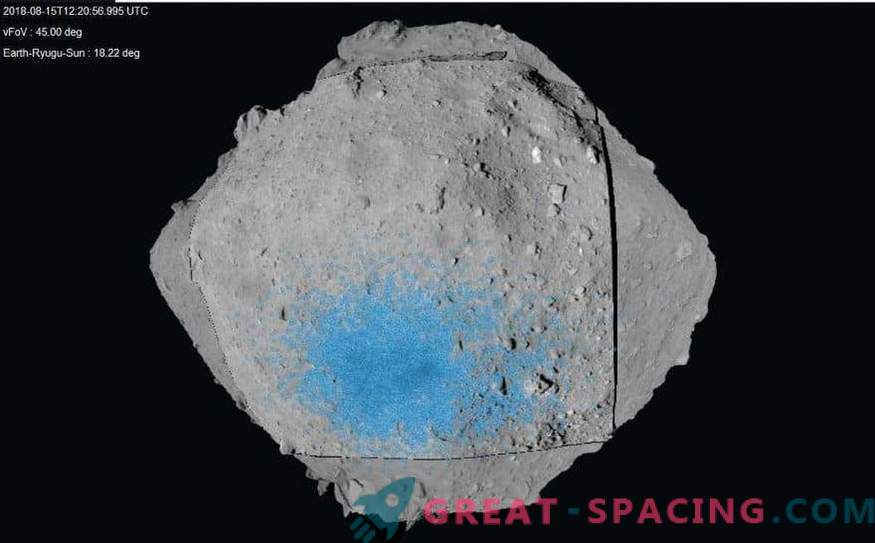 MASCOT japāņu izkraušanas rīki pieskārās Ryugu asteroīda virsmai