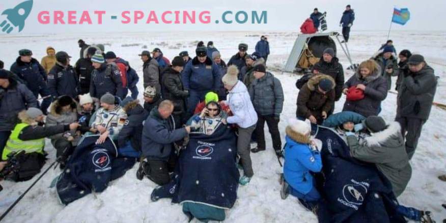 Astronauti atgriezās no ISS uz Zemi