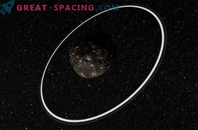 Kā gredzeni tika atklāti asteroīdā. Foto