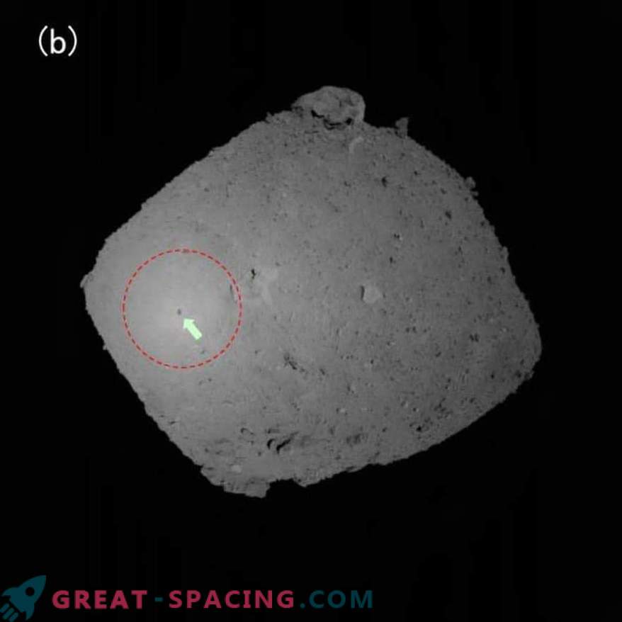 Hayabusa-2 ēna tika atzīmēta ar Ryugu asteroīdu