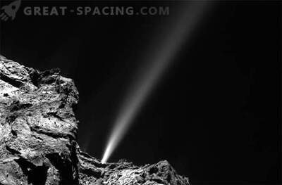 Comet Rosetta šodien ir izgājis spožāko strūklu