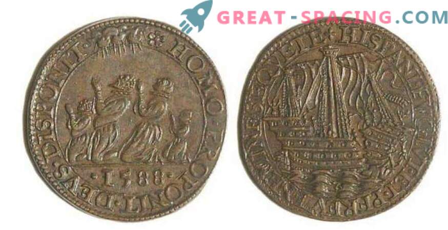 Raksts uz senās 17. gadsimta franču monētas atgādina svešzemju kuģi. Atzinums ufologov