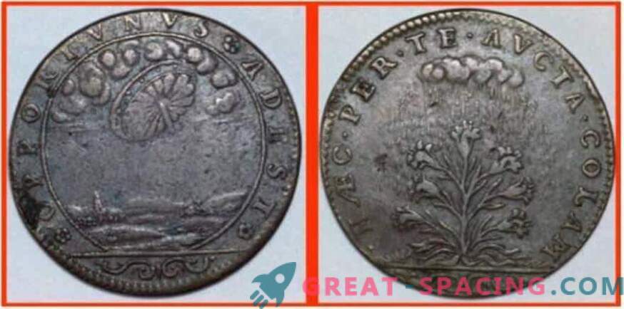 Raksts uz senās 17. gadsimta franču monētas atgādina svešzemju kuģi. Atzinums ufologov
